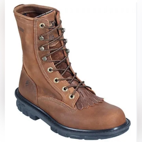 Wolverine Other - Wolverine 4447 Men’s 8-Inch Aged Bark MultiShox Work Boots - Size 10